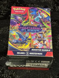 Pokemon TCG Mega Evolution Phantasmal Flames Booster Bundle Box 👀 SEE PHOTOS - Image 5