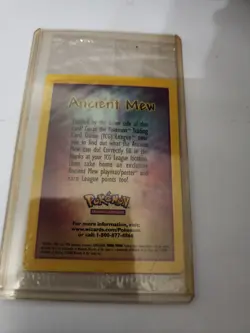 2000 Pokemon Game Movie Promo Ancient Mew Holo (Sealed) - Image 1