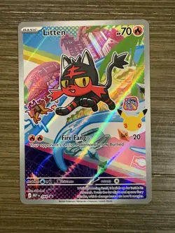 Pokemon First Partners Illustration Collection MEP Gen 7 Rowlet Litten Popplio - Image 5