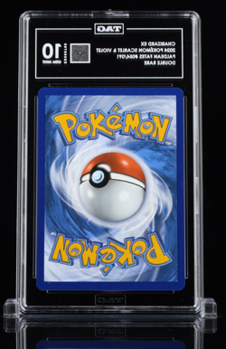 2024 POKEMON SCARLET & VIOLET PALDEAN FATES 054/091 CHARIZARD EX - TAG 10 GEM - Image 2