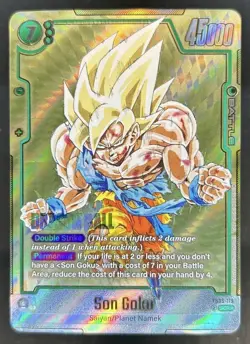 2025 Dragon Ball Super Fusion World Manga Booster Son Goku Alt Art #FB05-119 - Image 1