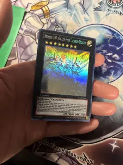 Yugioh Number 107: Galaxy-Eyes Tachyon Dragon LTGY-EN044 Ghost 1st Ed VLP (WNU) - Image 2