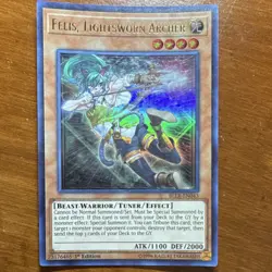 Yu-Gi-Oh! Felis, Lightsworn Archer BLLR-EN043 1st Ed Ultra Rare Holo - Image 1