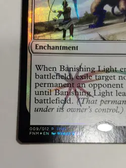 Magic the Gathering MTG FNM Promo BANISHING LIGHT Foil LP/NM - Image 4