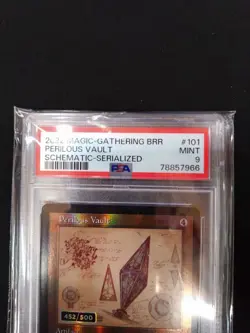 PSA9 MTG Perilous Vault BRR #101 Serial 178/500 MINT Magic: the Gathering - Image 2