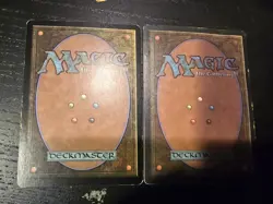 Force Of Will & Runeboggle Set Acrylic Hand Painted Mtg Magic Altered Art - Image 2