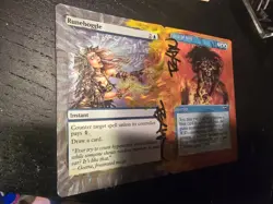 Force Of Will & Runeboggle Set Acrylic Hand Painted Mtg Magic Altered Art - Image 3
