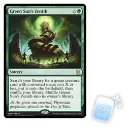 GREEN SUN'S ZENITH Eternal Masters Magic MTG MINT CARD - Image 1