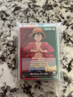 One Piece TCG Factory Sealed Monkey D. Luffy Demo Deck Brand New Post Errata - Image 1