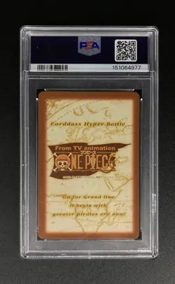 One Piece Toei Anime Fair Bonus H-T1 Hyper Battle Carddass Bandai 2001 PSA 6 - Image 2