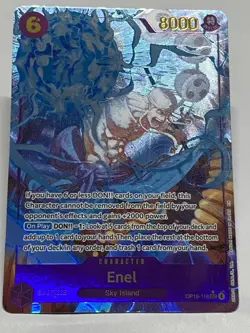 One Piece TCG - Enel (OP15-118) (Alt Art) SEC - Adventure on Kami's Island Lot - Image 2