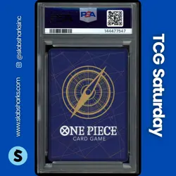 2024 ONE PIECE CONVENTION EXCLUSIVE FOIL PROMO #P-043 MONKEY D. LUFFY PSA 10 - Image 2