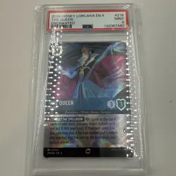 2024 DISNEY LORCANA EN 4-URSULA'S RETURN ENCHANTED THE QUEEN - DIVINER PSA 9 - Image 1