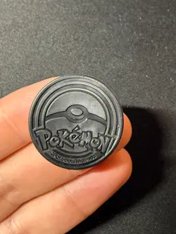 Pokemon Card Cyndaquil Plastic Coin Unseen Forces Matte Version - Image 2