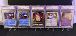 Pokemon 2021 Celebrations PSA Lot: Pikachu, Mew, Lugia, Kyogre 5 Card Lot - Image 1