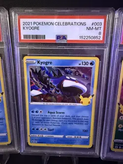 Pokemon 2021 Celebrations PSA Lot: Pikachu, Mew, Lugia, Kyogre 5 Card Lot - Image 5