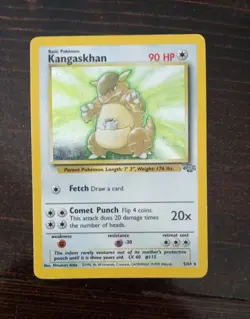 Kangaskhan Holo Base Set Jungle #5/64 Pokemon Card - Image 1