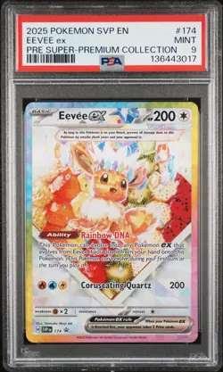 SV: Scarlet & Violet Promo Cards #174 Eevee ex PSA 9 - Image 1