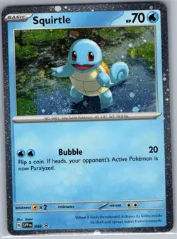 Squirtle - (Cosmos Holo) 048 SV: Scarlet & Violet Promo - Pokemon Card - NM - Image 1