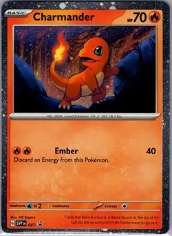 Charmander - (Cosmos Holo) 047 SV: Scarlet & Violet Promo - Pokemon Card - NM - Image 1