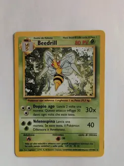Beedrill - 17/102 - Pokemon Base Set Unlimited Rare Card - Image 1