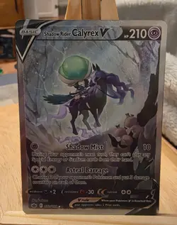 Pokemon TCG Shadow Rider Calyrex v Chilling Reign Holo Card 172/198 NM/M - Image 1
