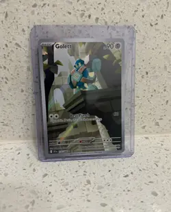 Golett 122/086 Illustration Rare 2025 Pokemon Black Bolt EN Full Art Card NM+ - Image 1