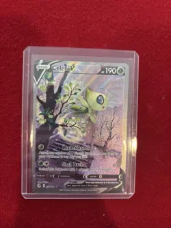 Pokemon Celebi V 245/264 Full Art Holo Ultra Rare 190 HP 60 ATK Grass Card - Image 1