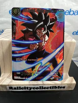 SS4 Bardock, Fighting Against Fate | Foil Dragon Ball Super Card Game Mythic 🐉 - Image 1