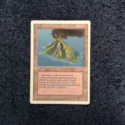 VOLCANIC ISLAND dual land Revised Edition Magic the Gathering Unplayed NM-M - Image 4
