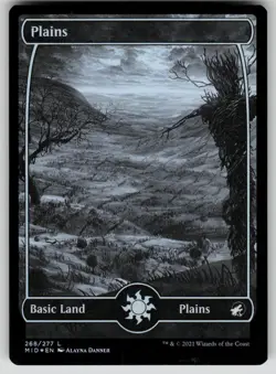 Plains () Foil L Innistrad: Midnight Hunt 268 NM - Image 1