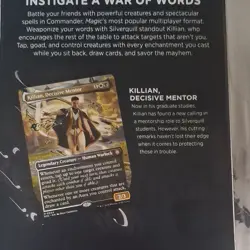 Wizards Magic: The Gathering Silverquill Influence Commander Deck Killian Foil - Image 3