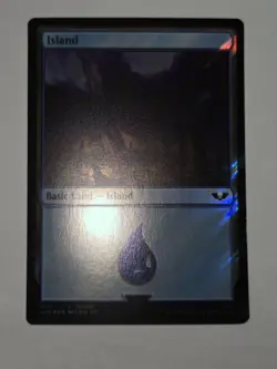 MTG Island Warhammer 40K 309 Surge Foil Land - Image 2