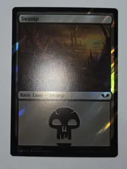 MTG Swamp Warhammer 40K 311 Surge Foil Land - Image 2