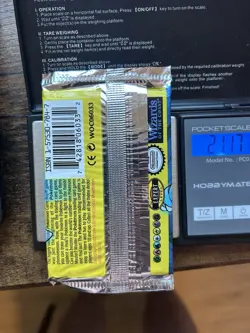 Factory Sealed HEAVY 21.17g Pokemon 1999 Base Set Blastoise Pack HEAVYU - Image 3