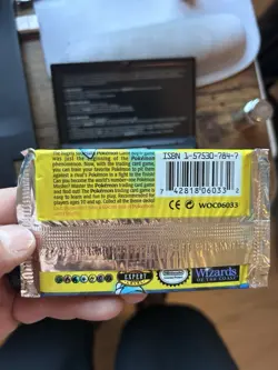 Factory Sealed HEAVY 21.17g Pokemon 1999 Base Set Blastoise Pack HEAVYU - Image 5