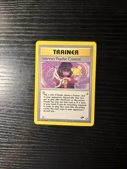 Pokemon Card - Sabrina's Psychic Control Gym Challenge 121/132 Uncommon - Image 1