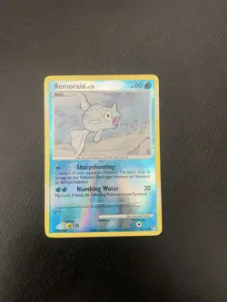 2007 Pokemon Mysterious Treasures Reverse Holo Remoraid Lp - Image 1