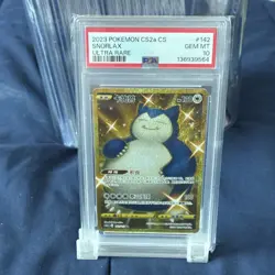 Pokemon Snorlax Ultra Rare Holo CS2a CS #142 PSA 10 2023 Card - Image 1