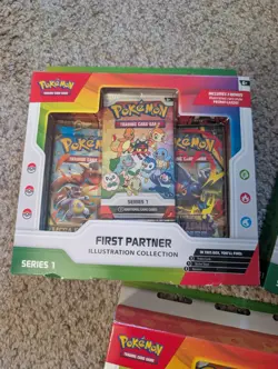 3 Pokemon First Partner Illustration Collection Series 1 - FACTORY SEALED - Image 2