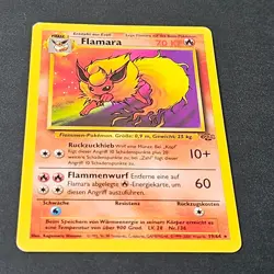 Pokemon Card Flareon Flamara Jungle German 19/64 Non Holo - Image 2