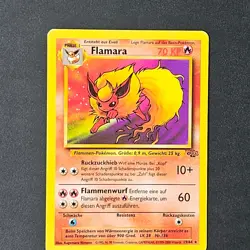 Pokemon Card Flareon Flamara Jungle German 19/64 Non Holo - Image 3