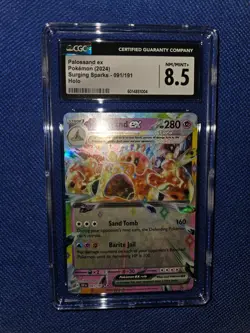 Pokemon Palossand ex Surging Sparks 091/191 Holo CGC 8.5 2024 EN - Image 1