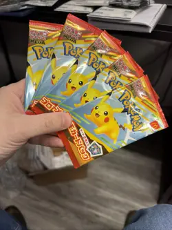 Lot of (5) 2025 Pokemon TCG Japanese Mega McDonalds Pikachu Promo Pack Sealed #4 - Image 3