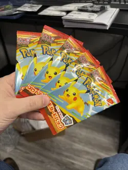 Lot of (5) 2025 Pokemon TCG Japanese Mega McDonalds Pikachu Promo Pack Sealed #4 - Image 4