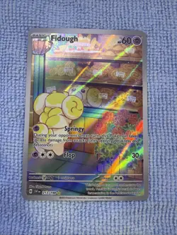 Pokemon TCG Cards Fidough 213/198 Scarlet & Violet Illustration Rare NM - Image 1