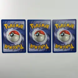 Pokemon TCG Meowth Jungle #56/64 3-Card Lot WOTC Vintage 1999 - Image 2