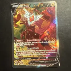 Pokemon TCG Rotom V (Alternate Full Art) 177/196 Swsh11: Lost Origin Holo NM - Image 1