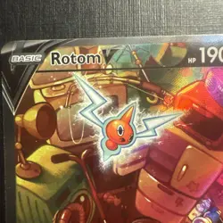Pokemon TCG Rotom V (Alternate Full Art) 177/196 Swsh11: Lost Origin Holo NM - Image 2
