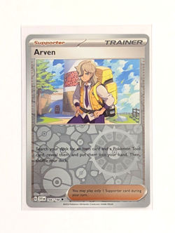 Arven 166/198 Trainer Uncommon Reverse Holo Scarlet And Violet SVI Pokemon TCG - Image 1